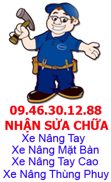 Chuyên nhận sửa chữa xe nâng tay tận nơi