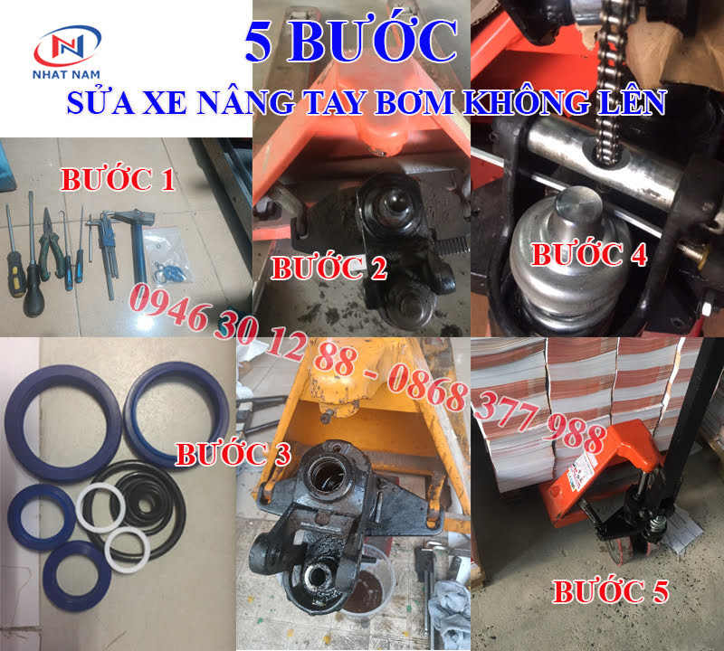 Sửa chữa xe nâng tay