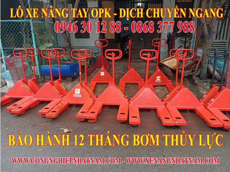 Lô xe nâng tay OPK dịch chuyển ngang