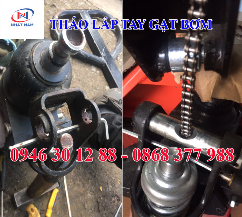 Lắp dây xích xã đúng quy cách