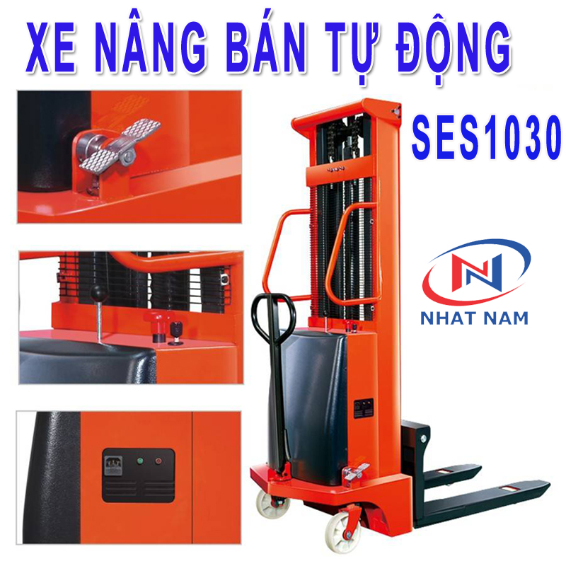 Xe nâng bán tự động SES1030