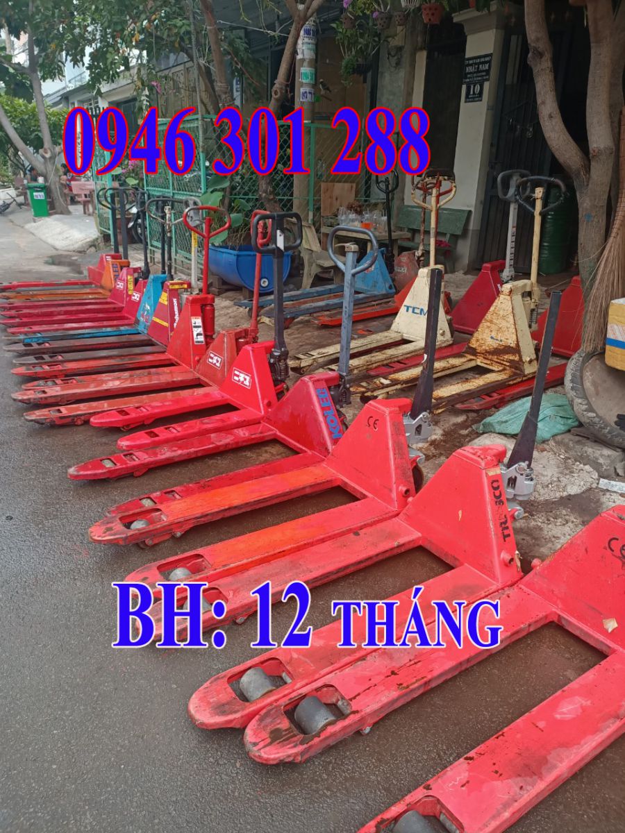 Xe nâng tay Nhật bãi bảo hành 12 tháng