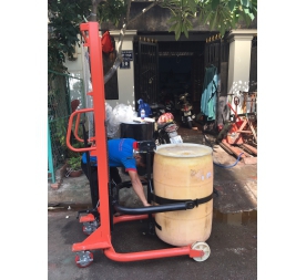 Xe nâng thùng phuy Nhựa - Xe nâng Nhật Nam