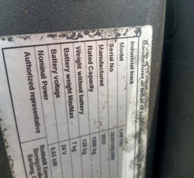 XE NÂNG TAY ĐIỆN 1500KG BÃI NHẬT