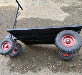 Xe kéo mặt bàn sử dụng 4 bánh đặc đường kính 250mm chịu tải 500kg