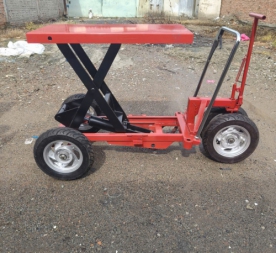 Xe nâng kéo chậu cảnh 4 bánh tay ga | Bền – Tiện – Xe Nâng Nhật Nam